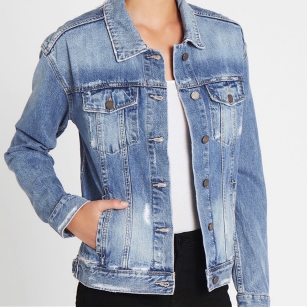 NWT PAIGE Josephine Rosemont Denim Jacket 🔥